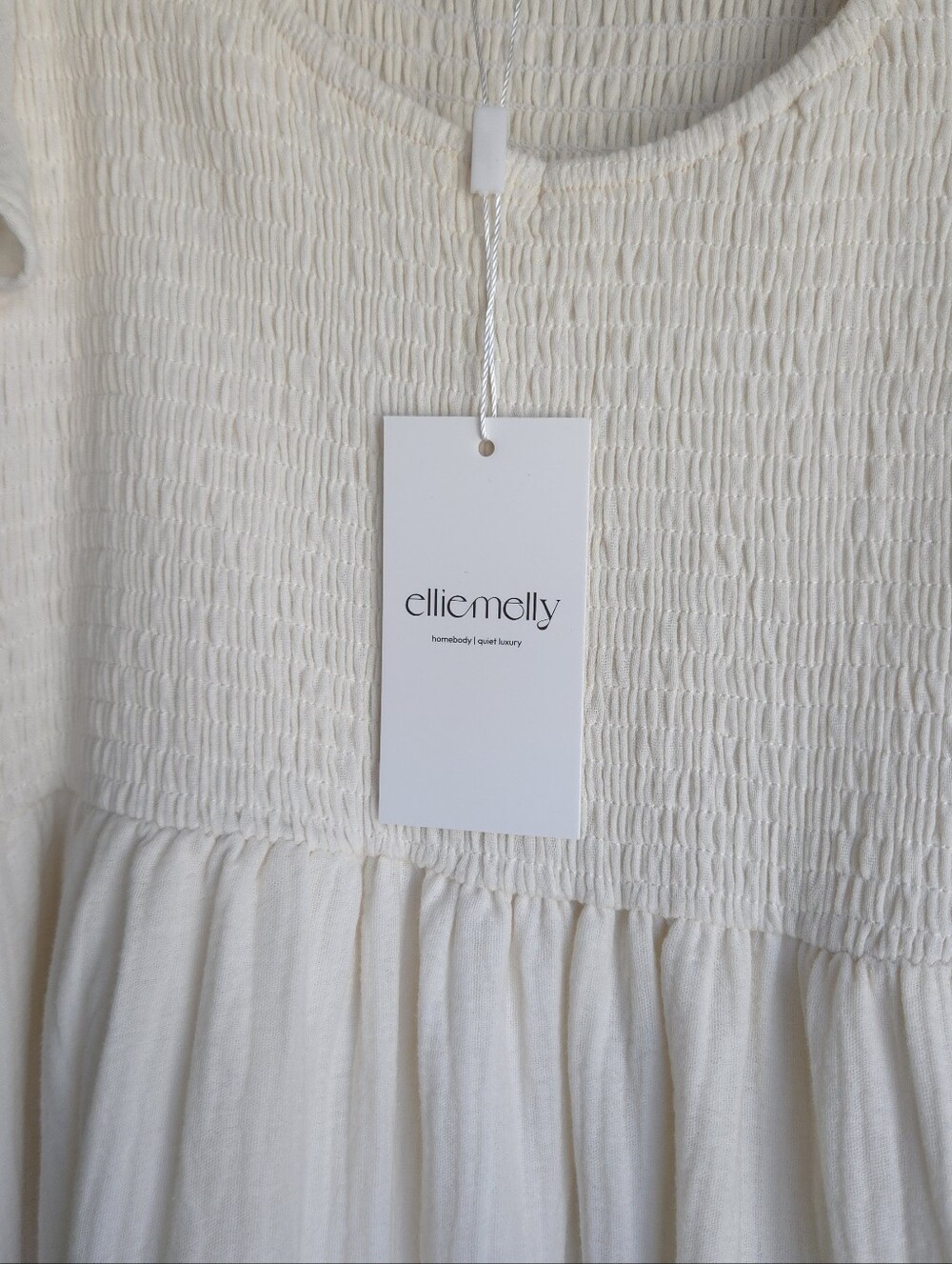 NWT elliemelly Maternity Maxi Dress Small 100% cotton Med - Picture 8 of 10